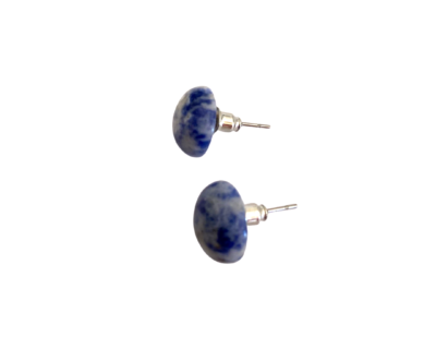 Azurita earrings-Lapispazuli gemstone.