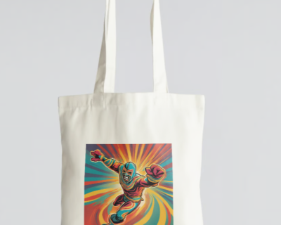 The Mexican Luchador Tote Bag